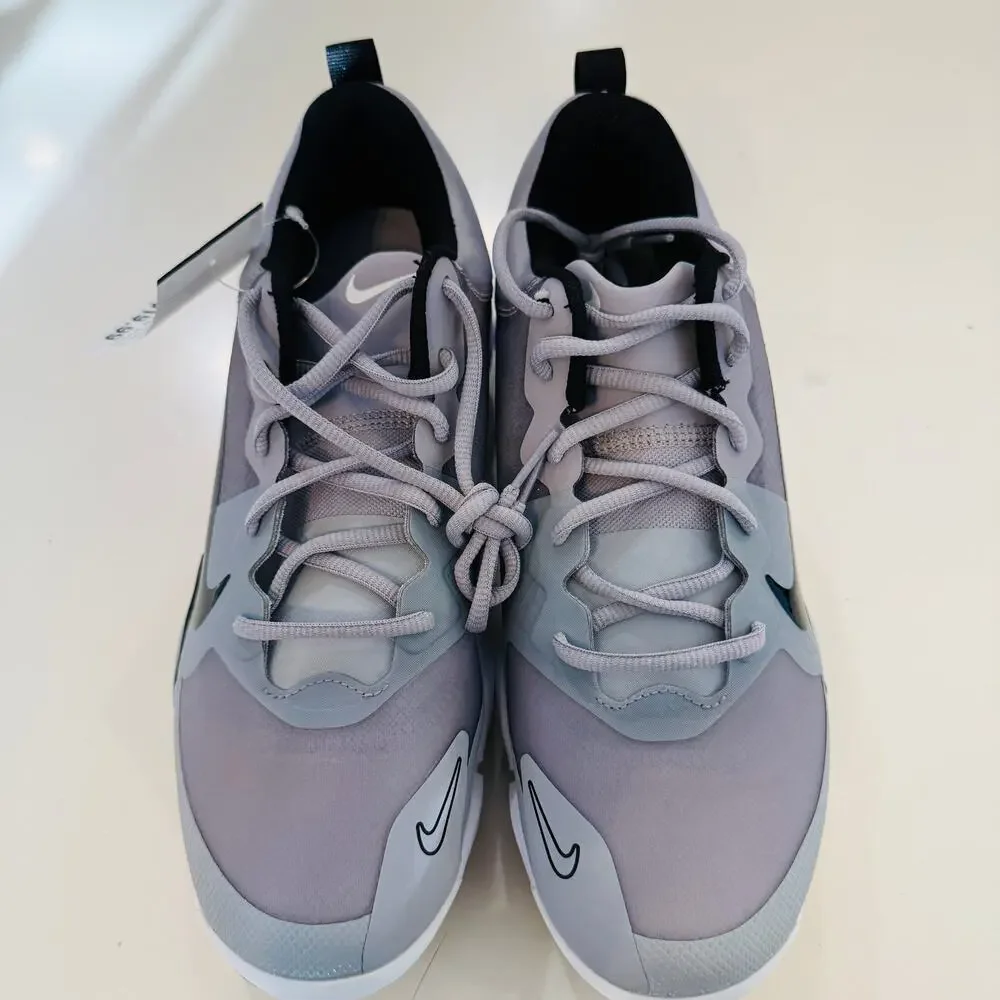 Nike Trout 5 Baseball Cleats Men's Size 8 White Black Metal Spike Zoom NEW‎